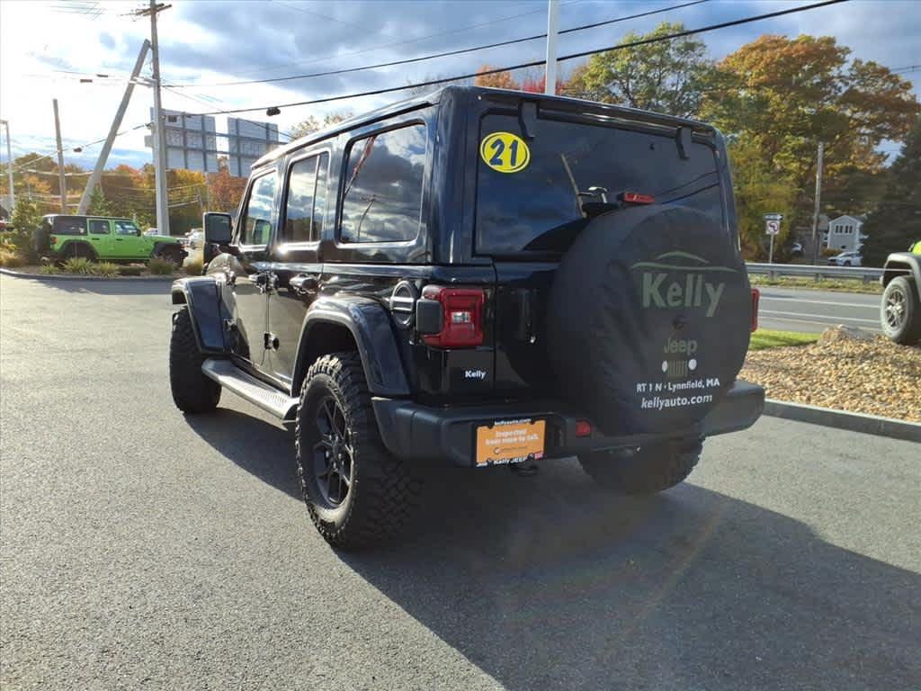 used 2021 Jeep Wrangler Unlimited car, priced at $36,709