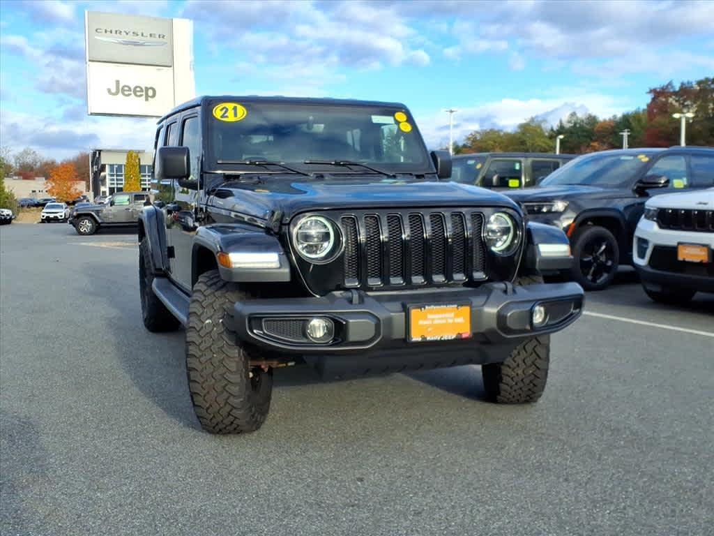 used 2021 Jeep Wrangler Unlimited car, priced at $36,709