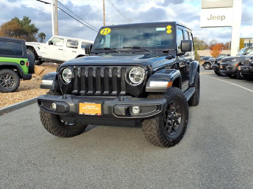 used 2021 Jeep Wrangler Unlimited car, priced at $36,709