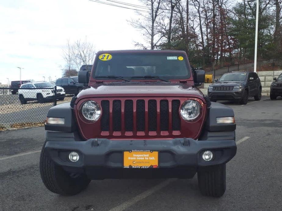 used 2021 Jeep Wrangler car, priced at $29,199