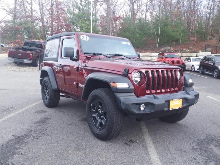 used 2021 Jeep Wrangler car, priced at $29,199