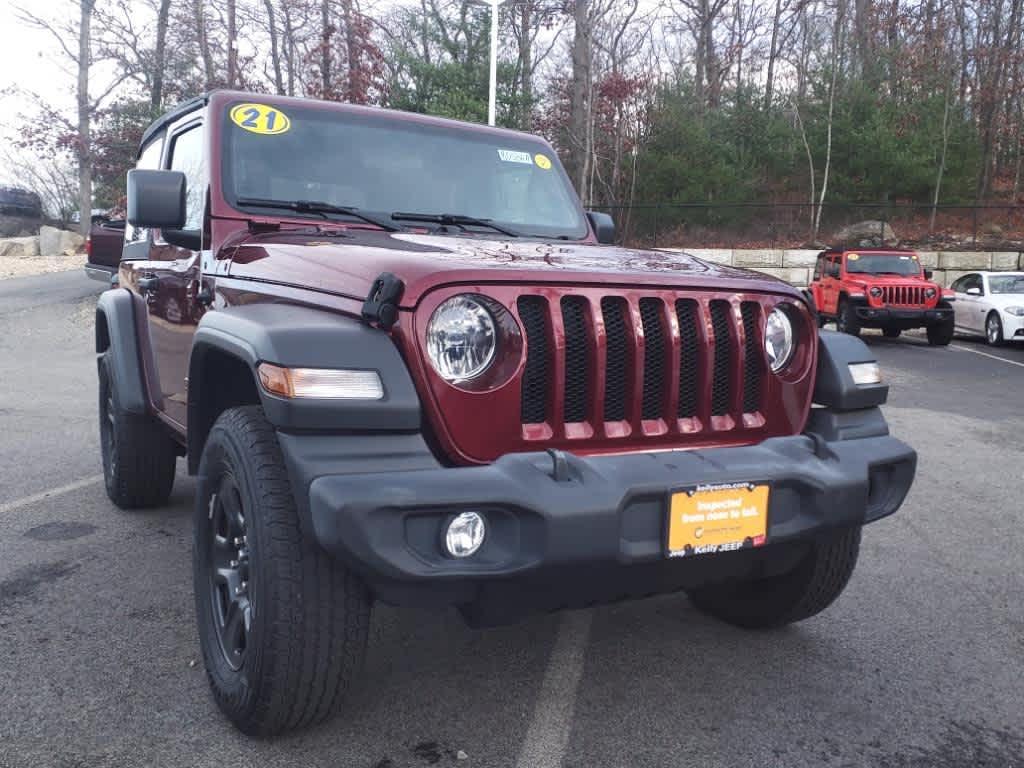 used 2021 Jeep Wrangler car, priced at $29,199