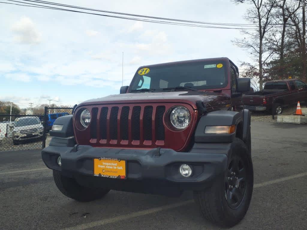 used 2021 Jeep Wrangler car, priced at $29,199