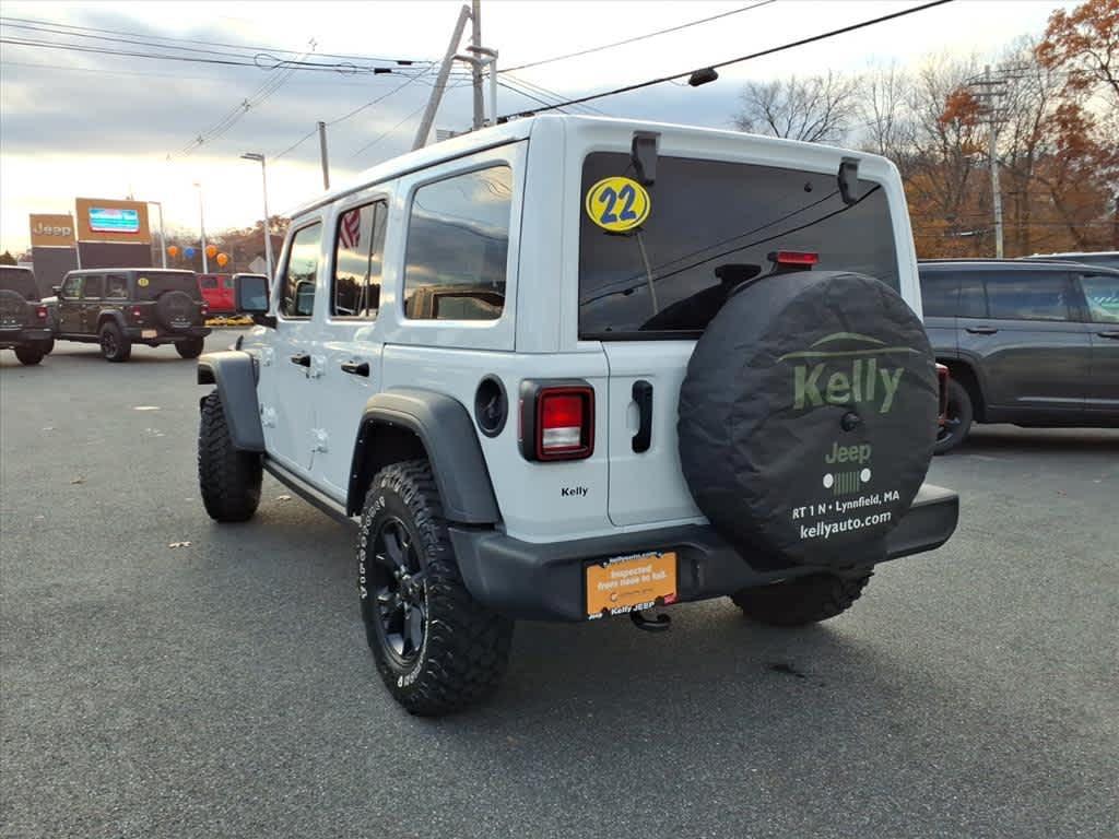 used 2022 Jeep Wrangler Unlimited car, priced at $37,699