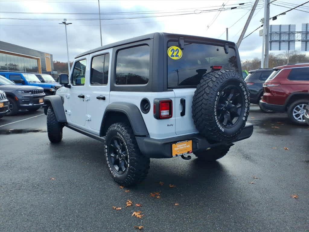used 2022 Jeep Wrangler Unlimited car, priced at $34,996