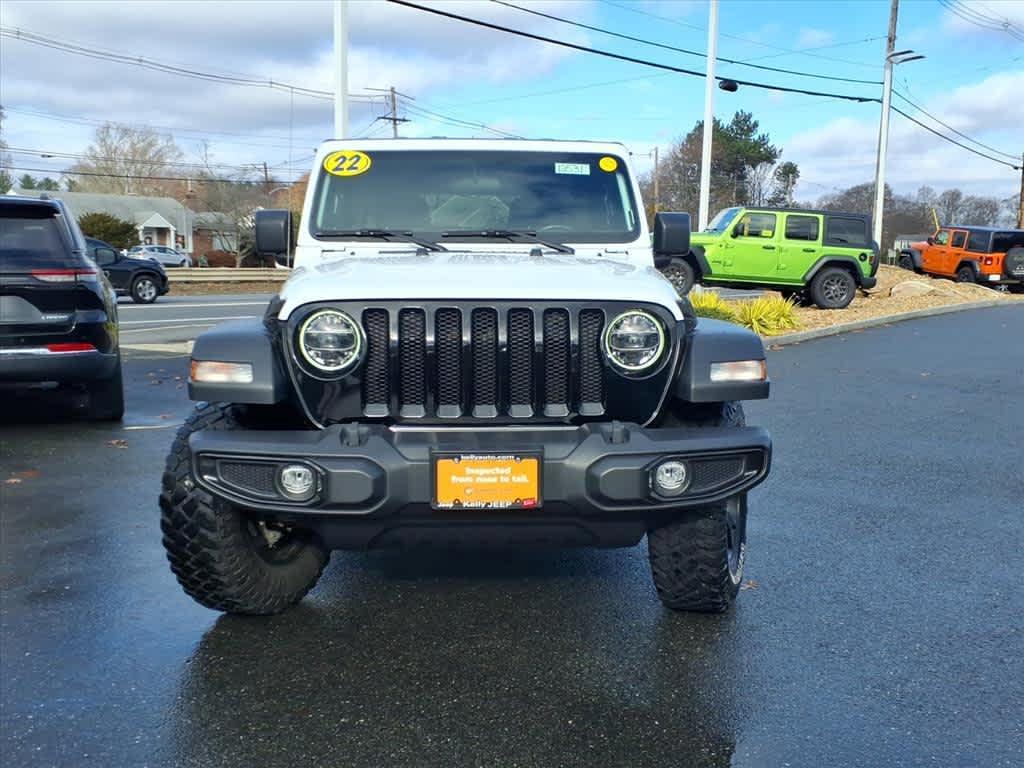used 2022 Jeep Wrangler Unlimited car, priced at $34,996