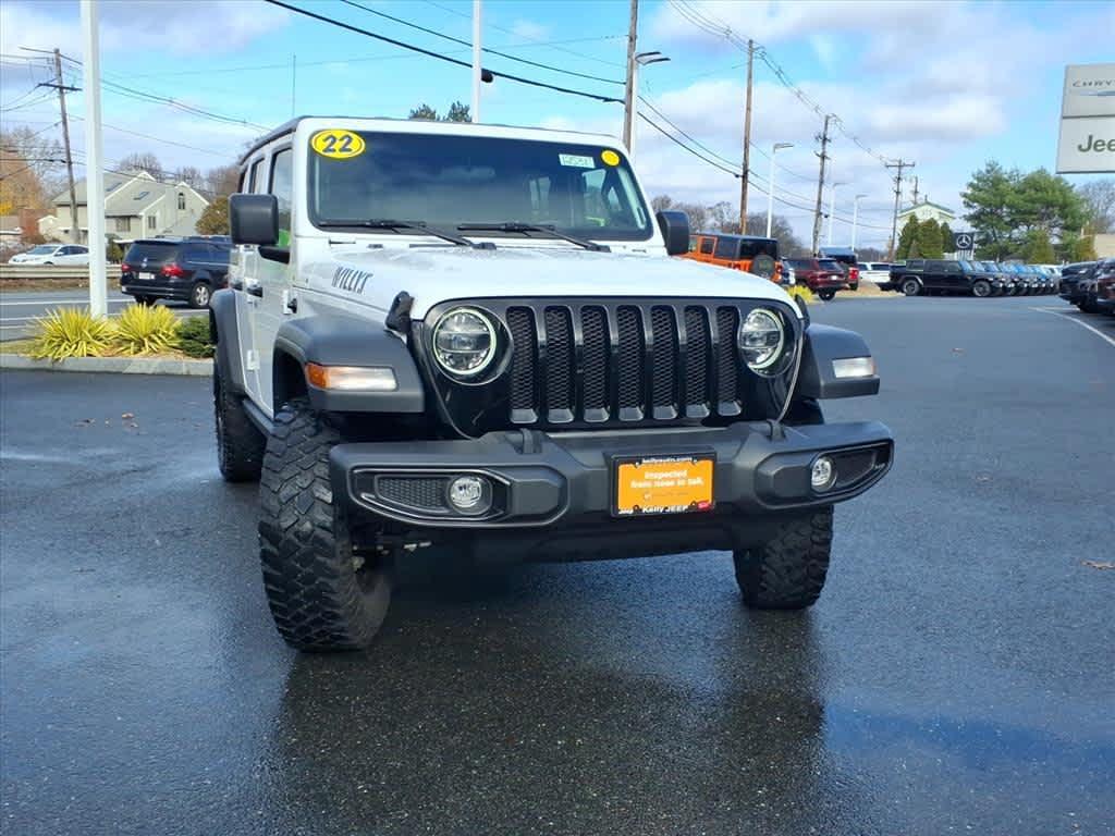 used 2022 Jeep Wrangler Unlimited car, priced at $34,996