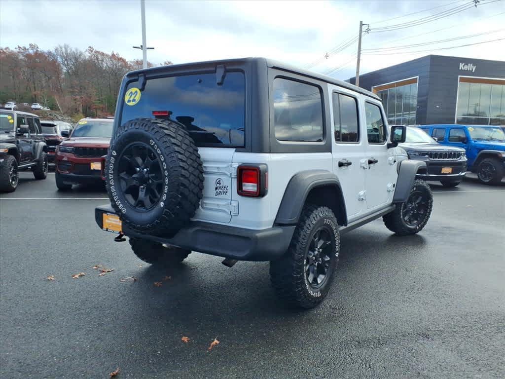 used 2022 Jeep Wrangler Unlimited car, priced at $34,996