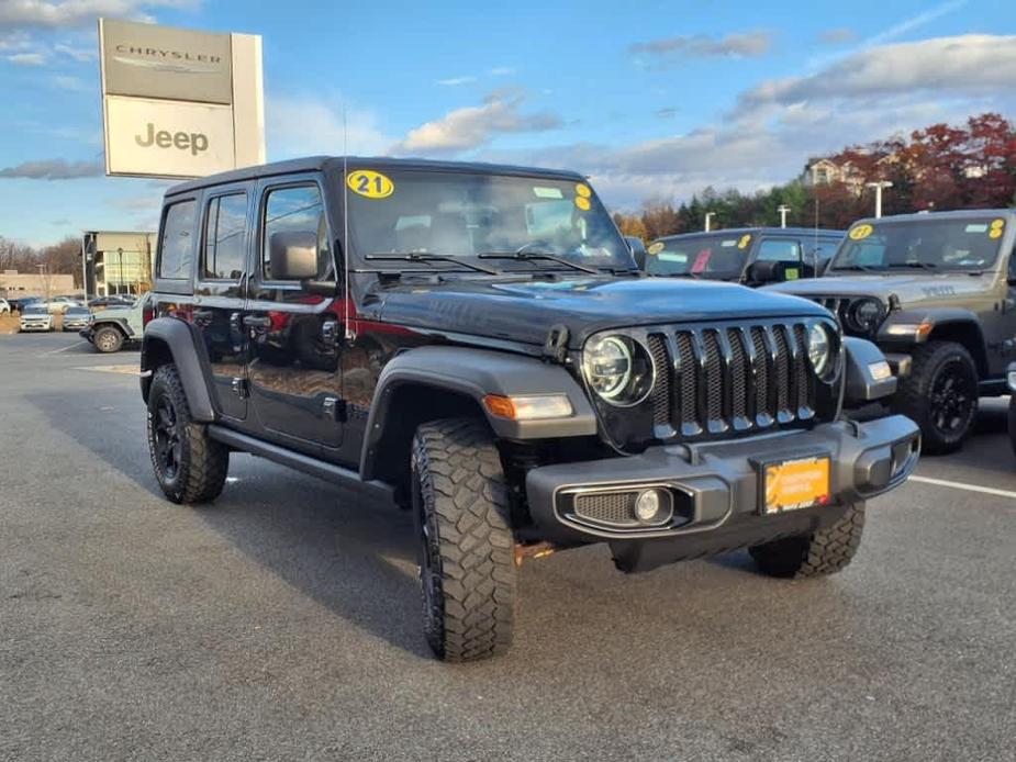 used 2021 Jeep Wrangler Unlimited car, priced at $35,795