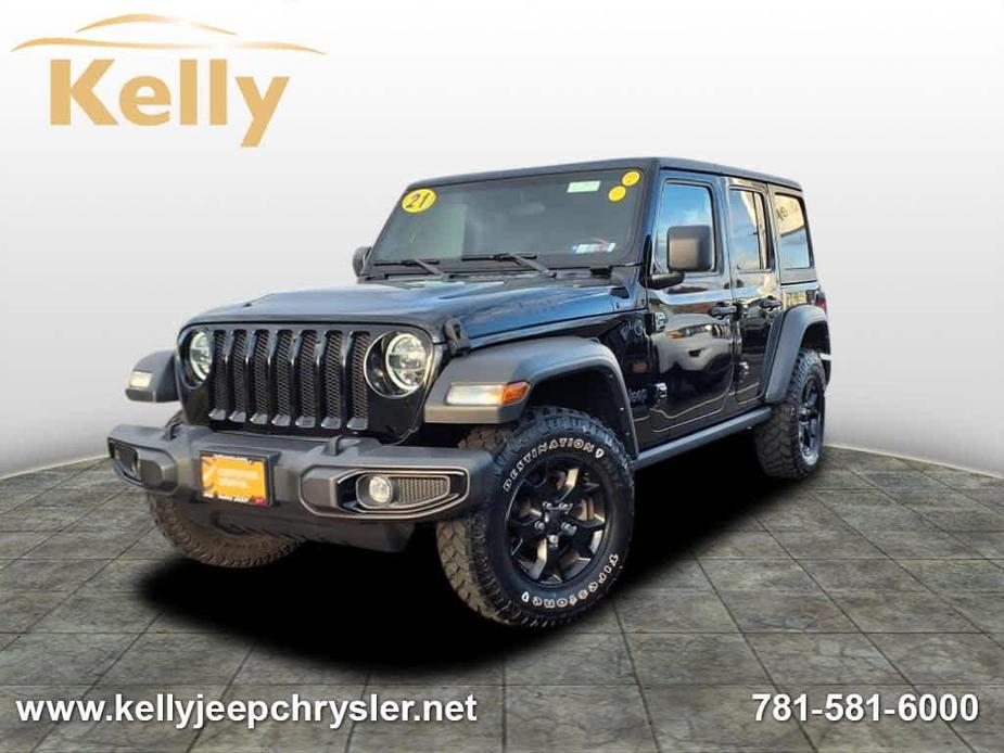 used 2021 Jeep Wrangler Unlimited car, priced at $35,795