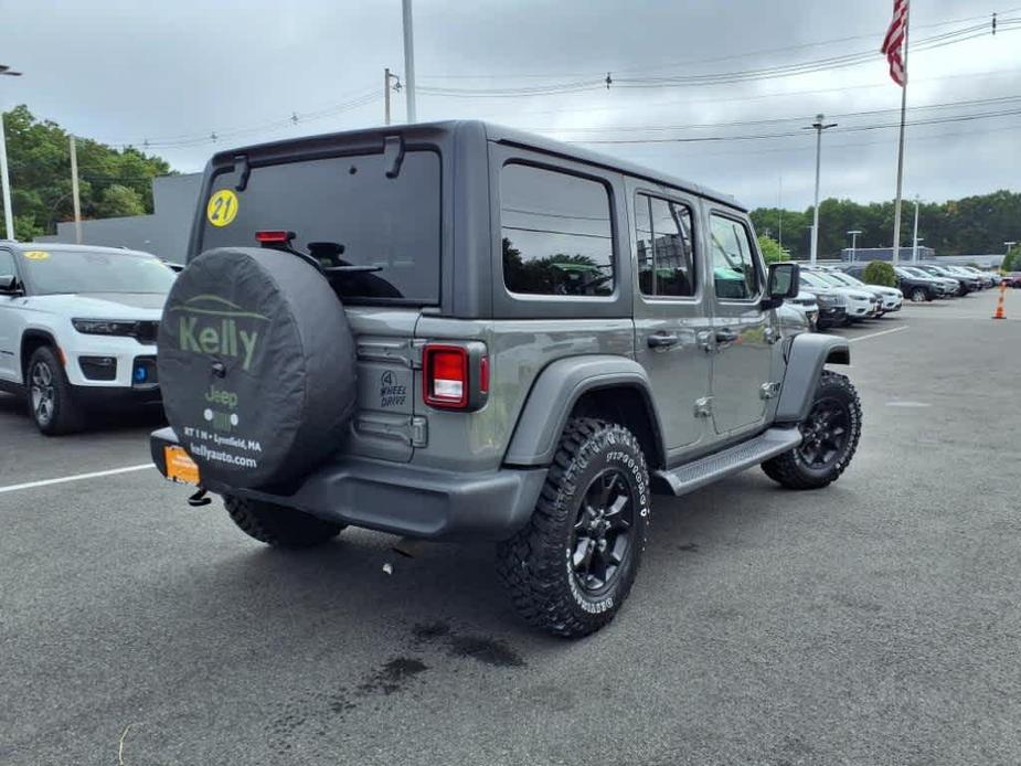 used 2021 Jeep Wrangler Unlimited car, priced at $37,998