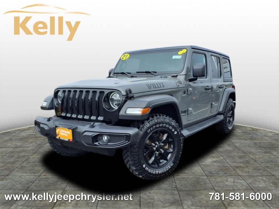 used 2021 Jeep Wrangler Unlimited car, priced at $37,998