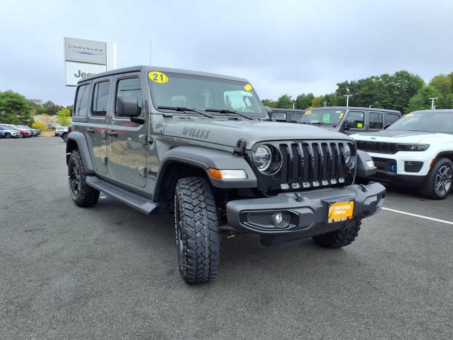 used 2021 Jeep Wrangler Unlimited car, priced at $37,998