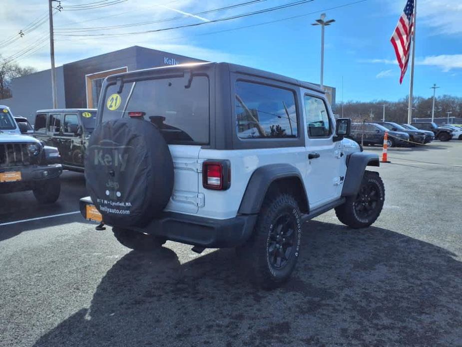 used 2021 Jeep Wrangler car, priced at $35,177