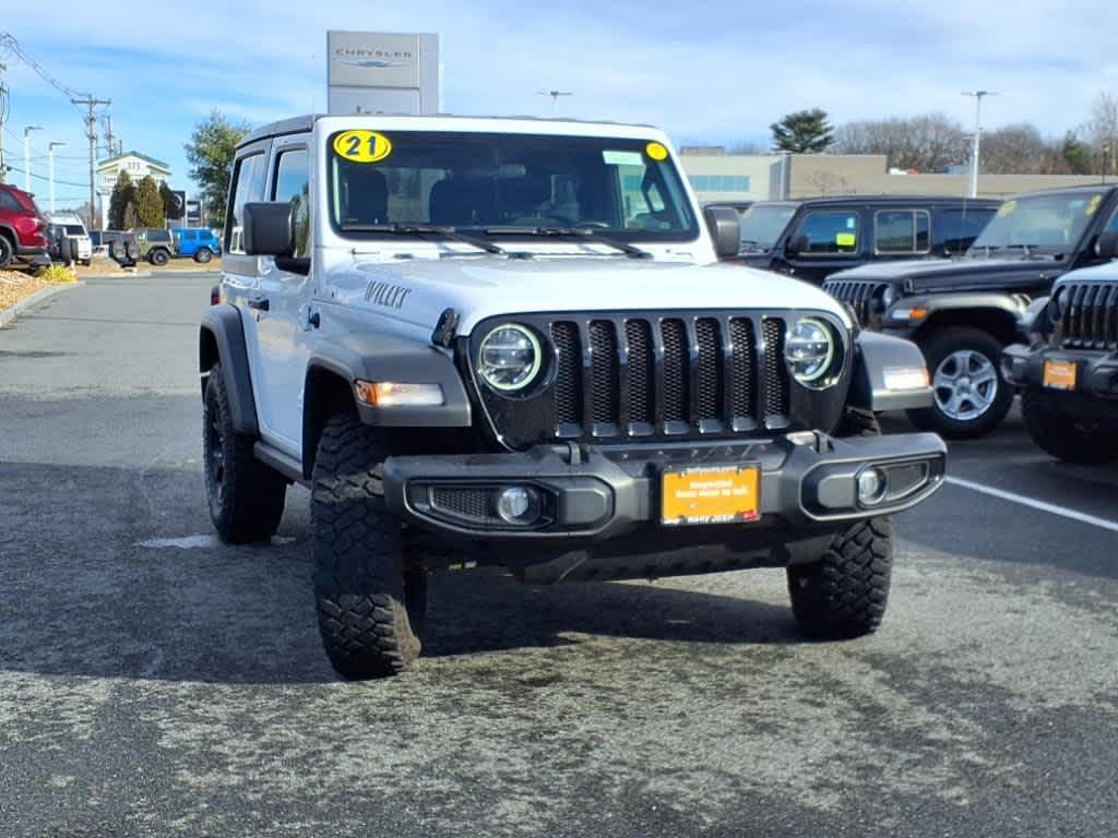 used 2021 Jeep Wrangler car, priced at $35,177