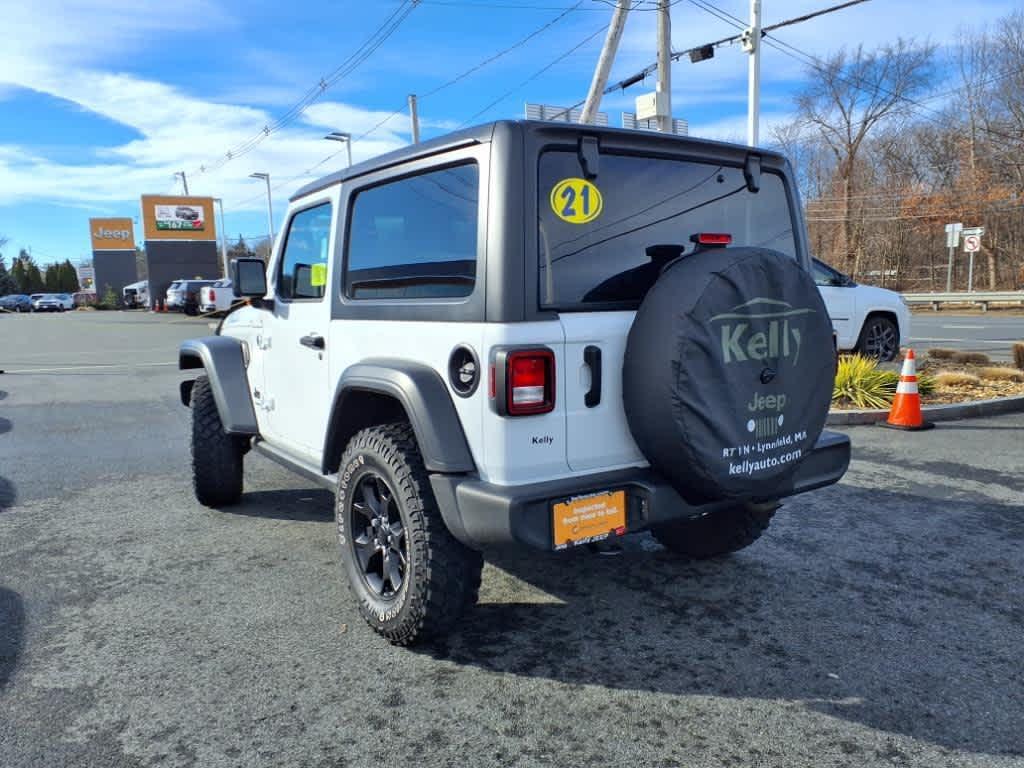 used 2021 Jeep Wrangler car, priced at $35,177