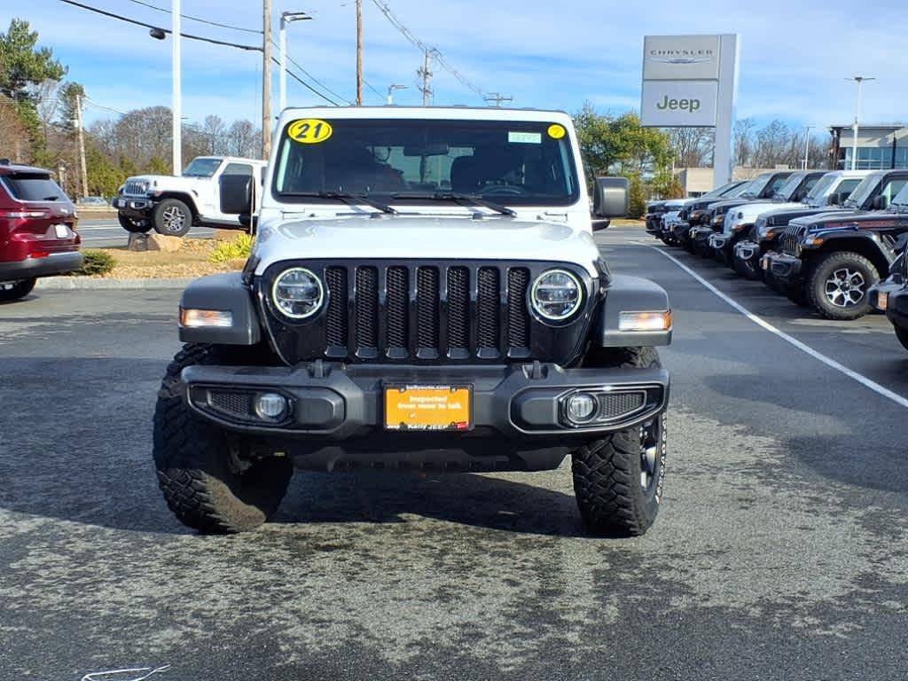 used 2021 Jeep Wrangler car, priced at $35,177