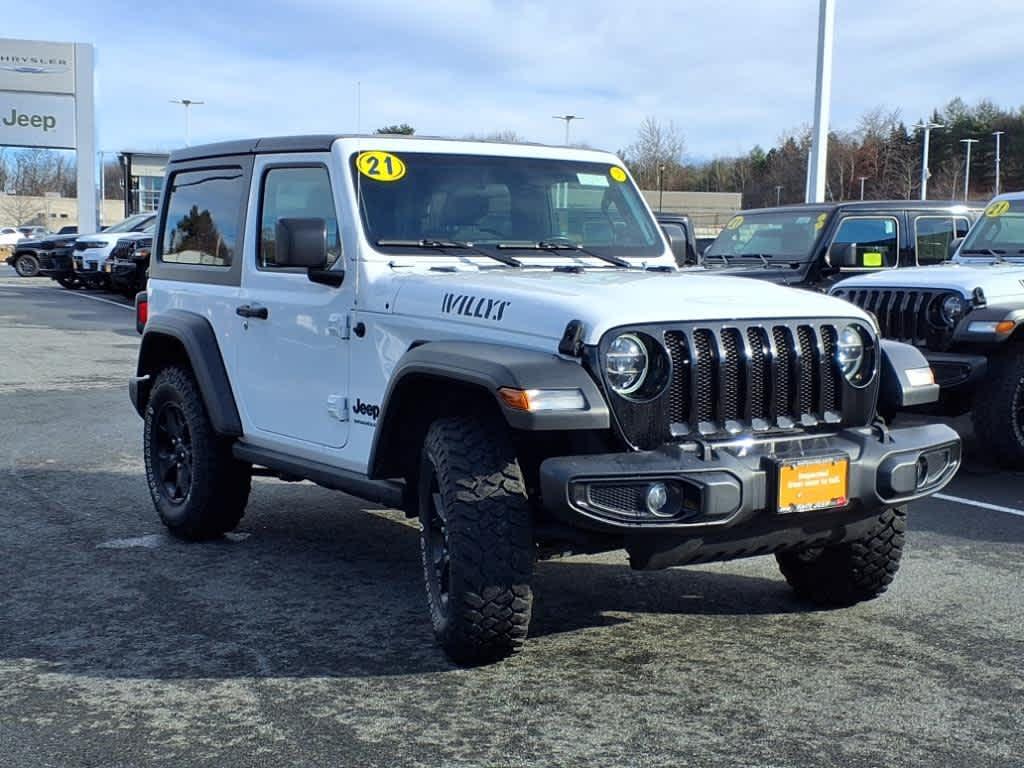 used 2021 Jeep Wrangler car, priced at $35,177