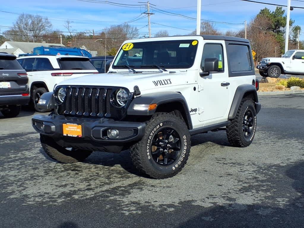 used 2021 Jeep Wrangler car, priced at $35,177