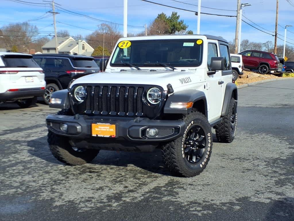 used 2021 Jeep Wrangler car, priced at $35,177