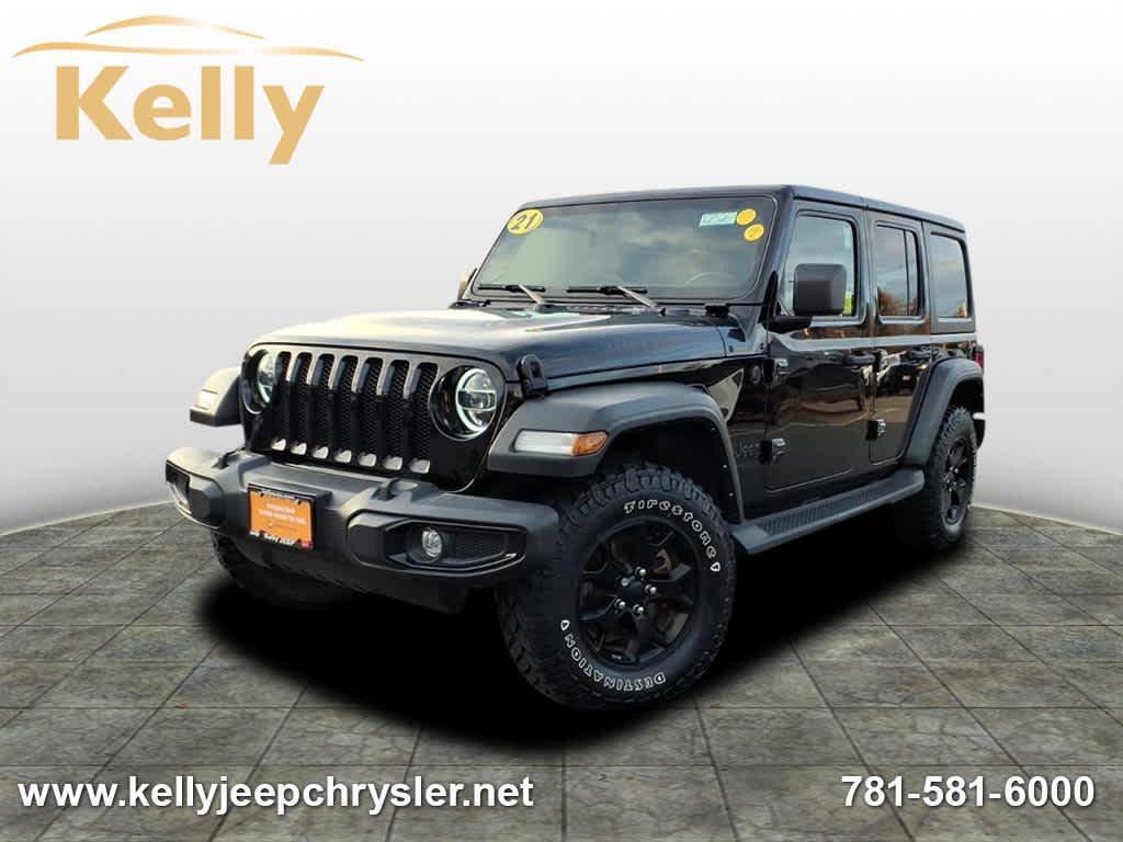 used 2021 Jeep Wrangler Unlimited car, priced at $33,918