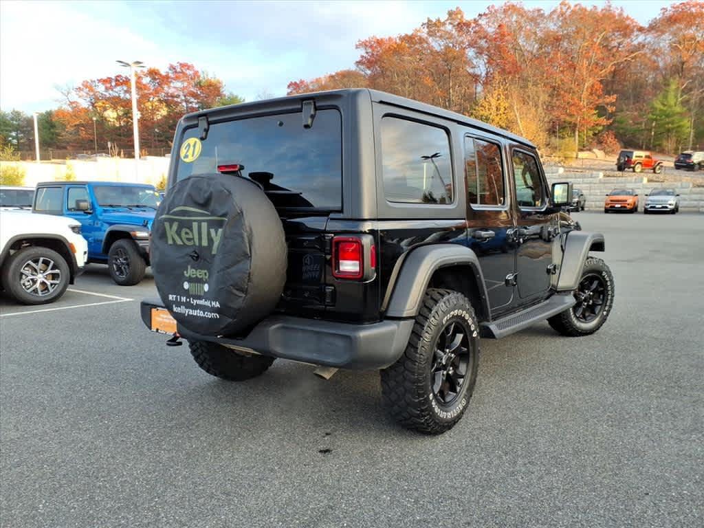 used 2021 Jeep Wrangler Unlimited car, priced at $33,918