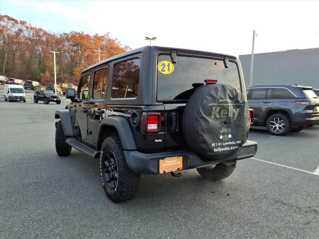 used 2021 Jeep Wrangler Unlimited car, priced at $33,918