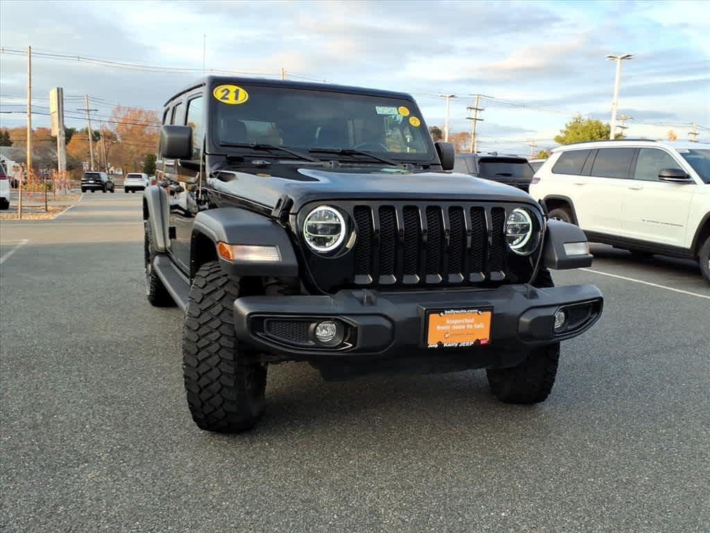 used 2021 Jeep Wrangler Unlimited car, priced at $33,918