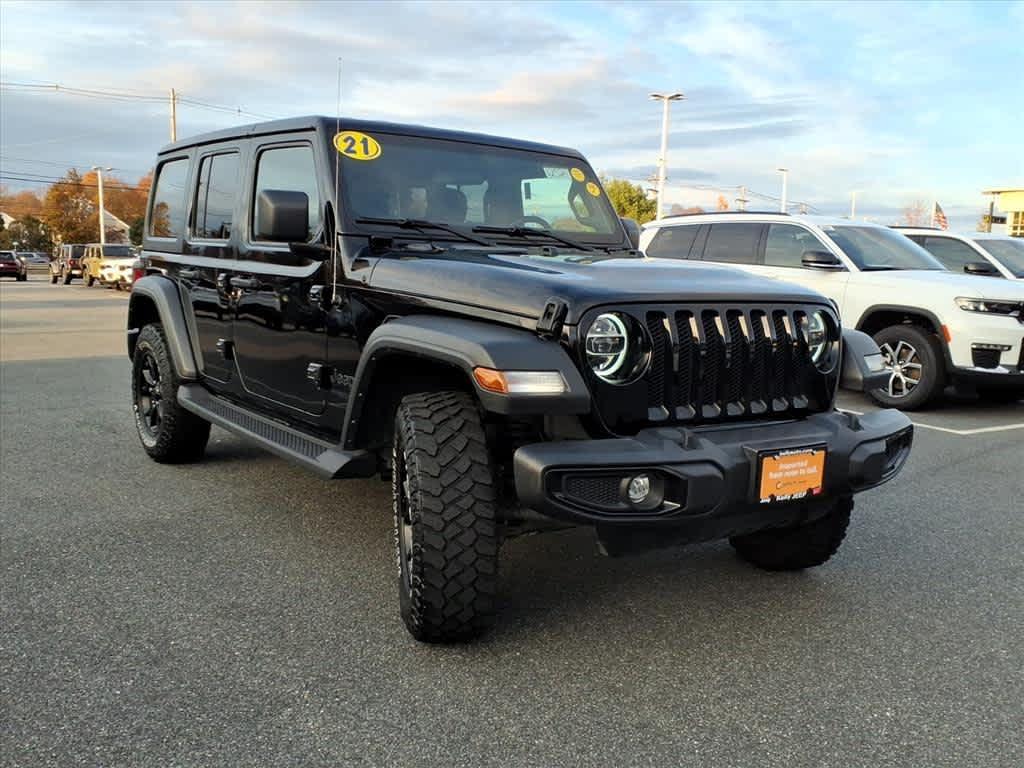 used 2021 Jeep Wrangler Unlimited car, priced at $33,918