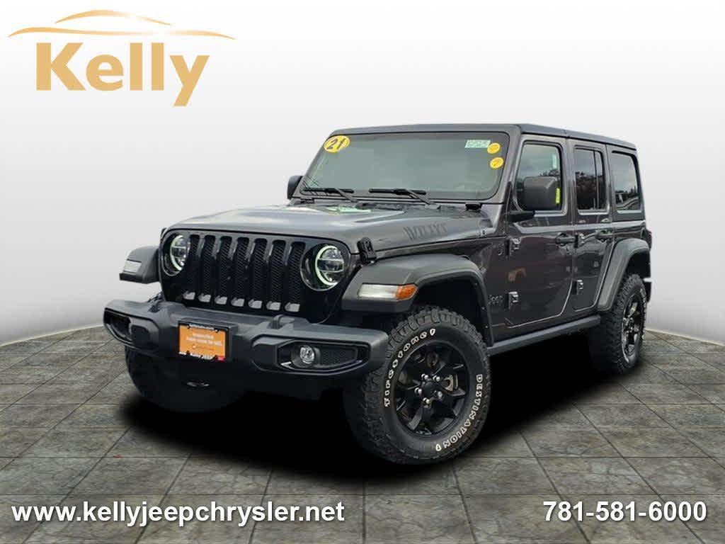 used 2021 Jeep Wrangler Unlimited car, priced at $33,996