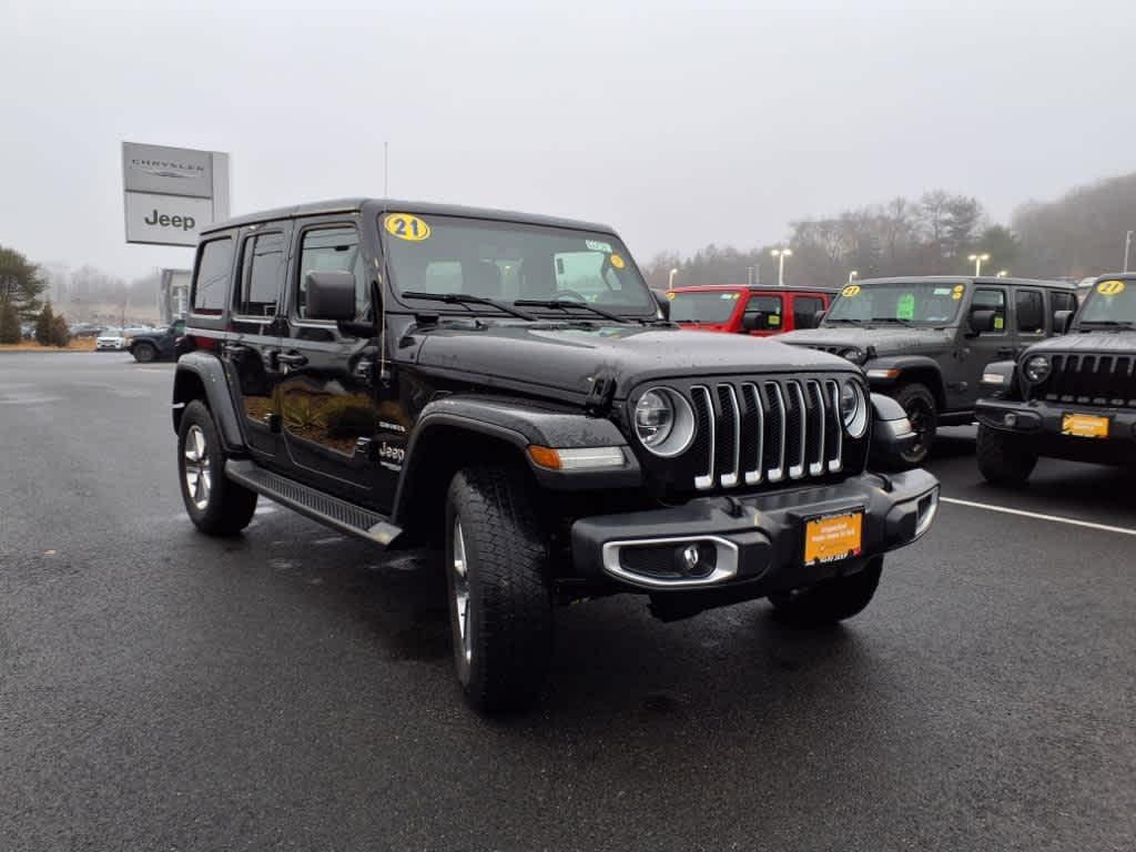 used 2021 Jeep Wrangler Unlimited car, priced at $39,954