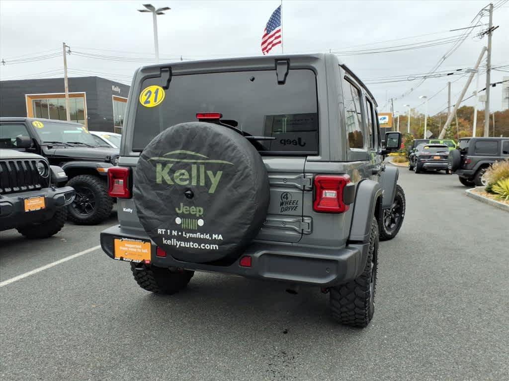 used 2021 Jeep Wrangler Unlimited car, priced at $34,931
