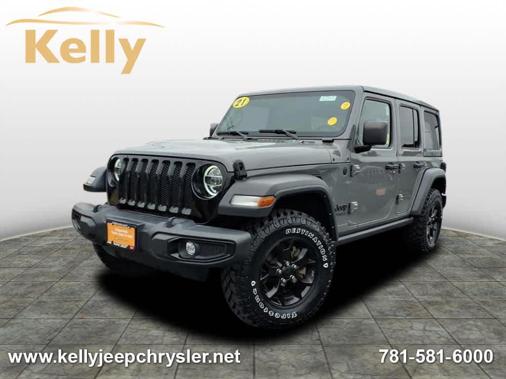 used 2021 Jeep Wrangler Unlimited car, priced at $34,931