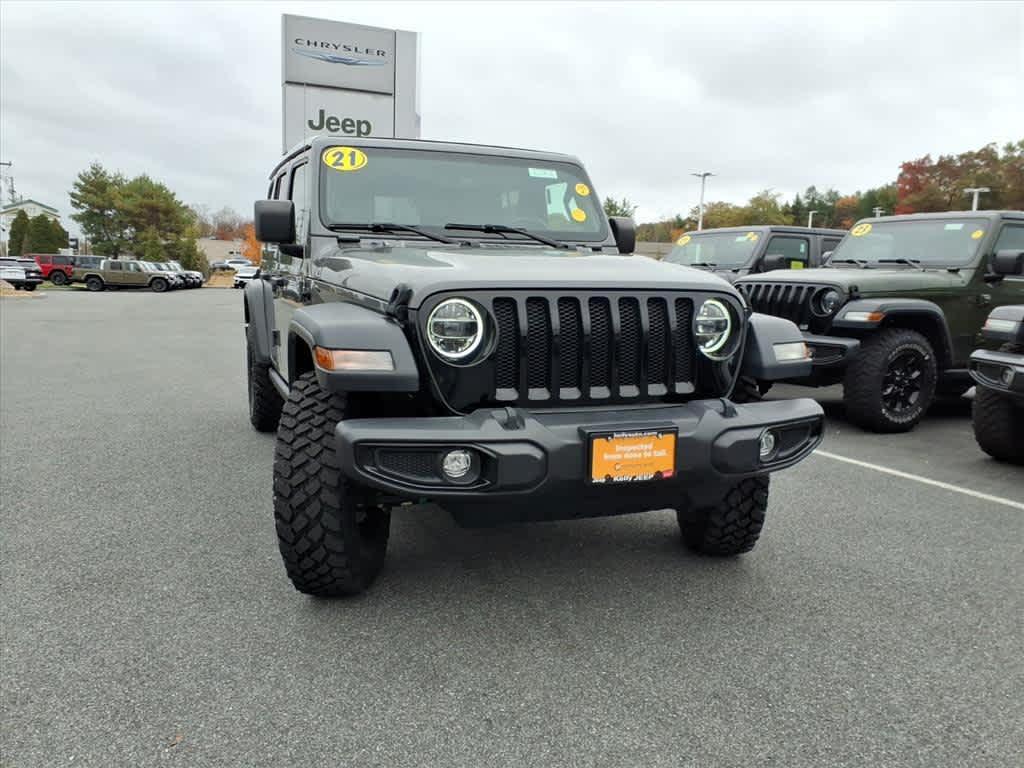 used 2021 Jeep Wrangler Unlimited car, priced at $34,931