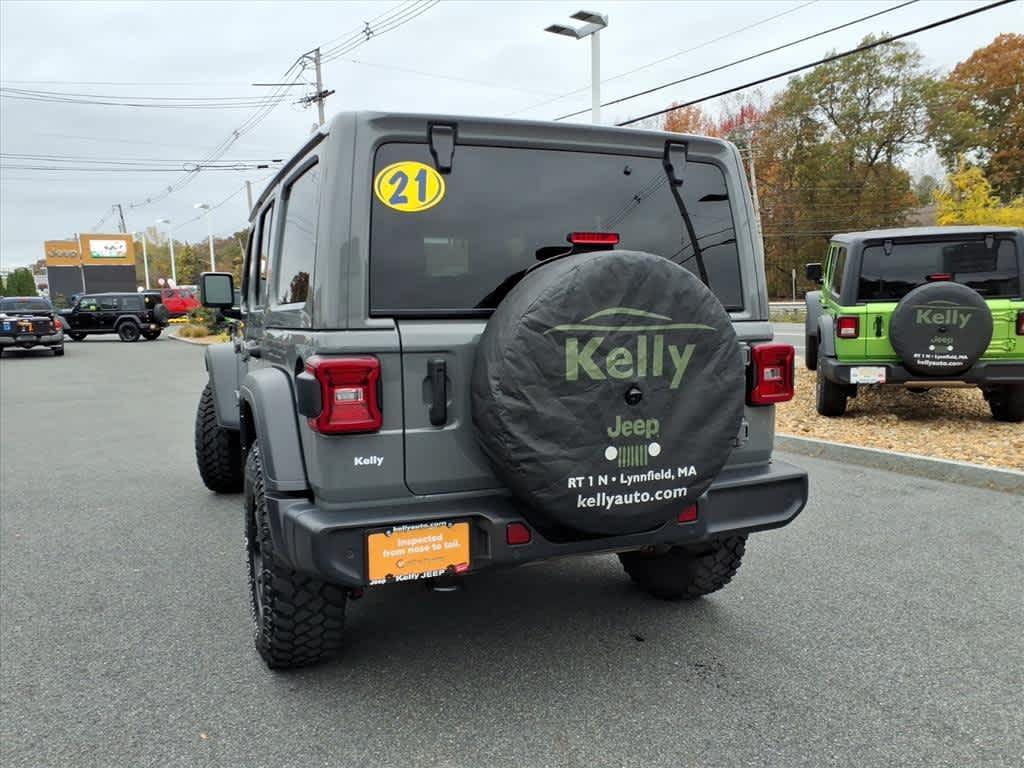 used 2021 Jeep Wrangler Unlimited car, priced at $34,931