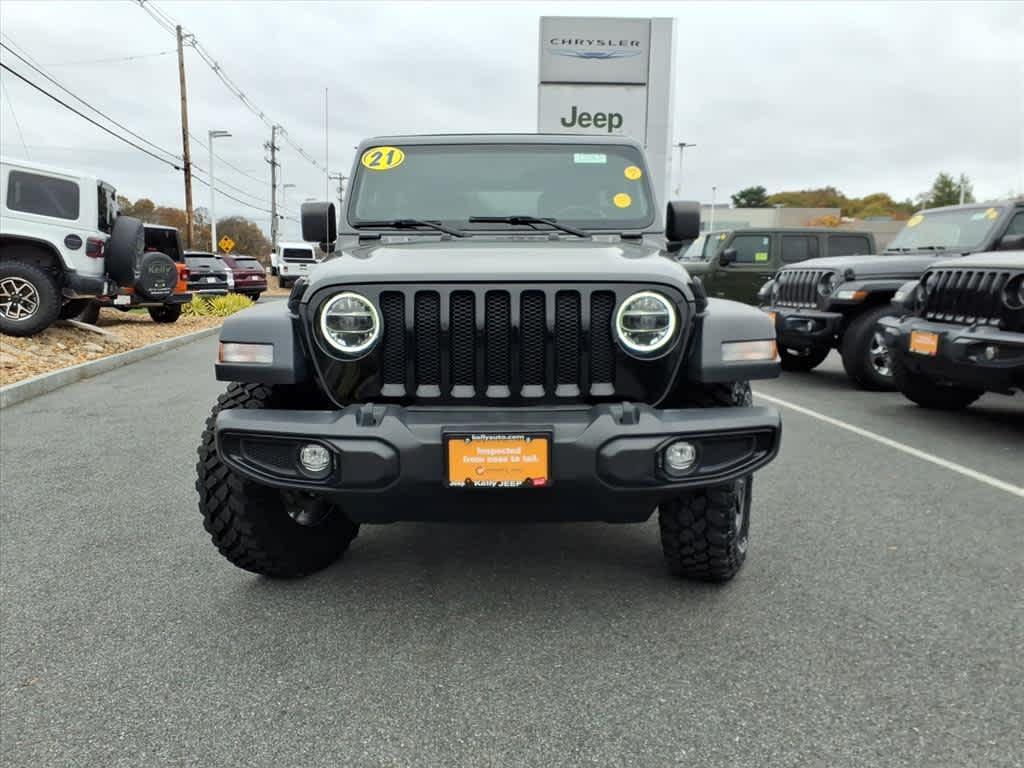 used 2021 Jeep Wrangler Unlimited car, priced at $34,931