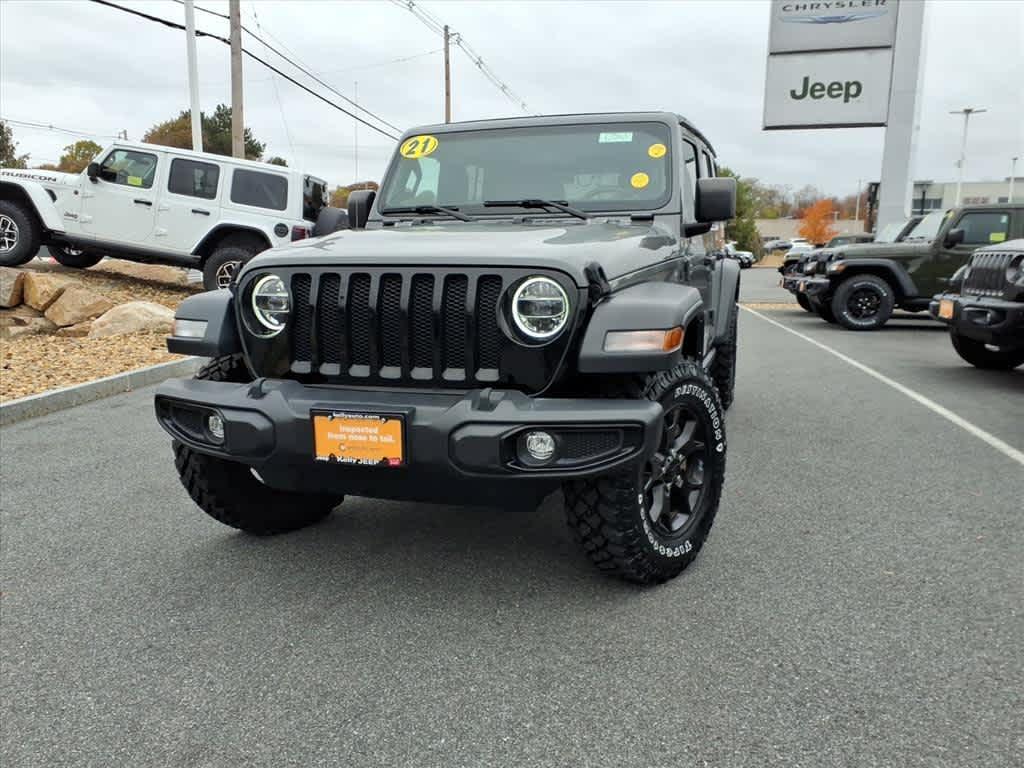 used 2021 Jeep Wrangler Unlimited car, priced at $34,931