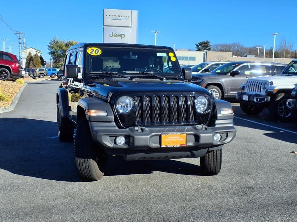 used 2020 Jeep Wrangler Unlimited car, priced at $34,495