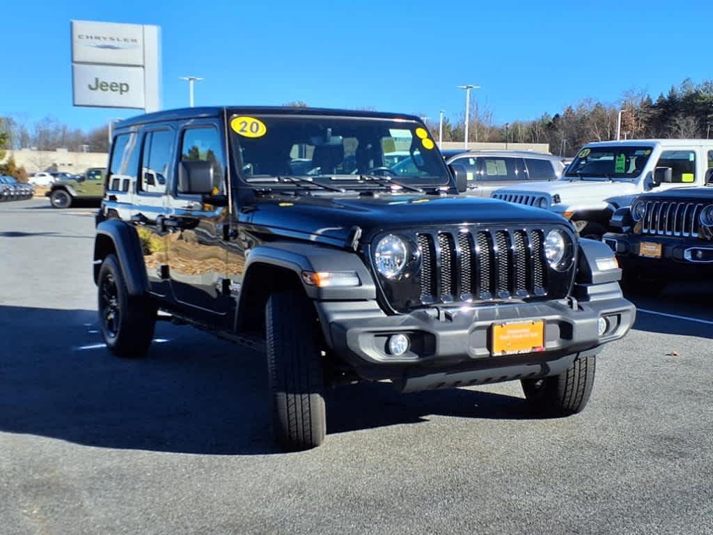 used 2020 Jeep Wrangler Unlimited car, priced at $34,495