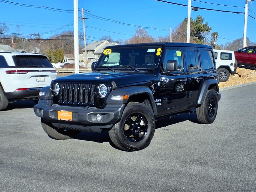 used 2020 Jeep Wrangler Unlimited car, priced at $34,495