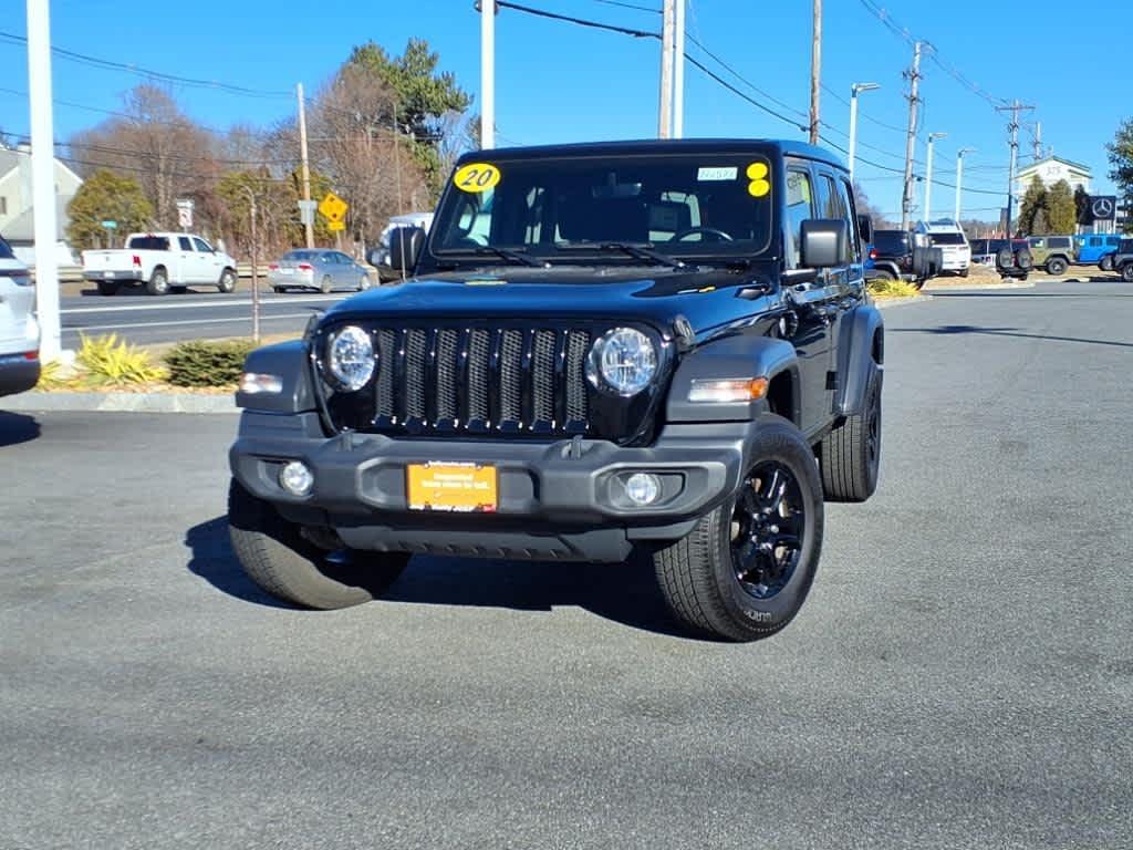 used 2020 Jeep Wrangler Unlimited car, priced at $34,495