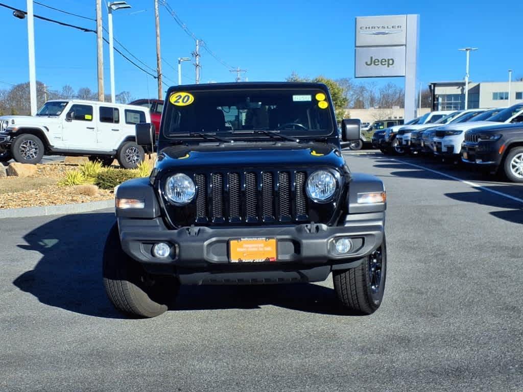 used 2020 Jeep Wrangler Unlimited car, priced at $34,495