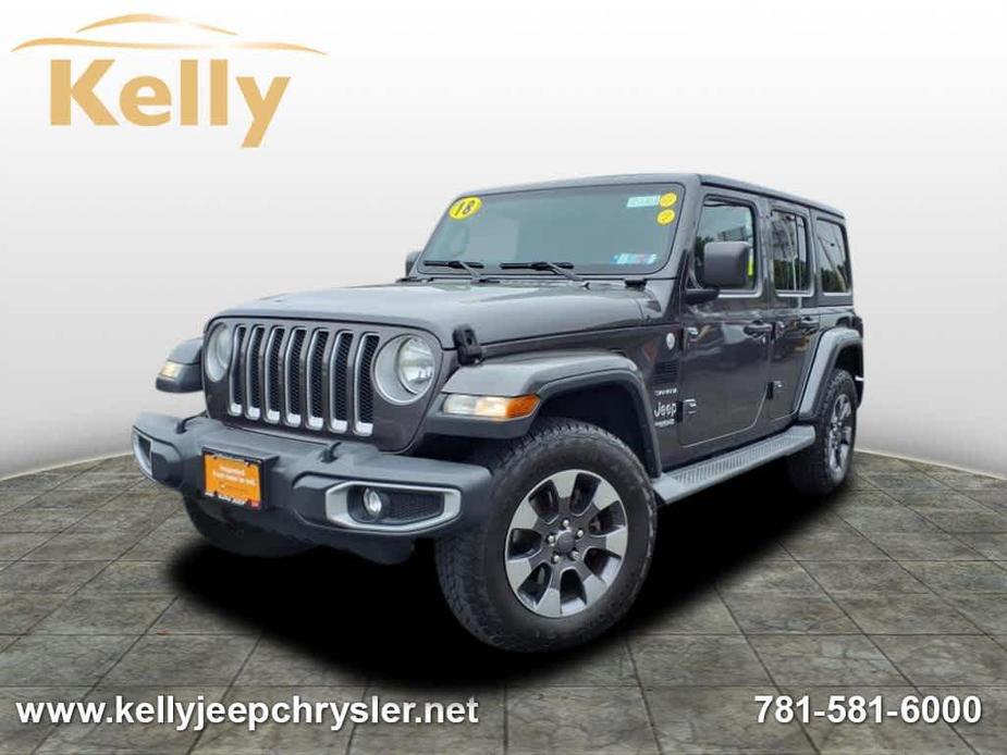 used 2018 Jeep Wrangler Unlimited car, priced at $32,645