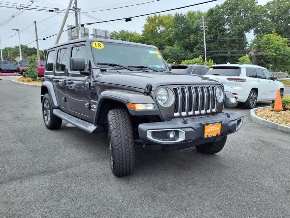 used 2018 Jeep Wrangler Unlimited car, priced at $32,645