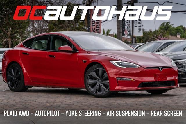 used 2021 Tesla Model S car, priced at $52,950