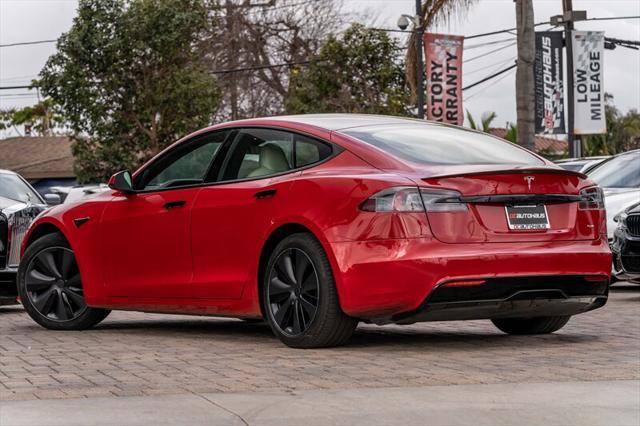 used 2021 Tesla Model S car, priced at $52,950