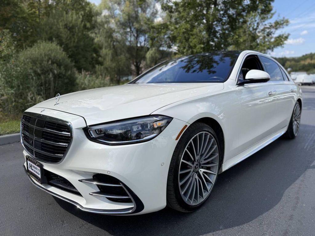 used 2022 Mercedes-Benz S-Class car, priced at $68,999