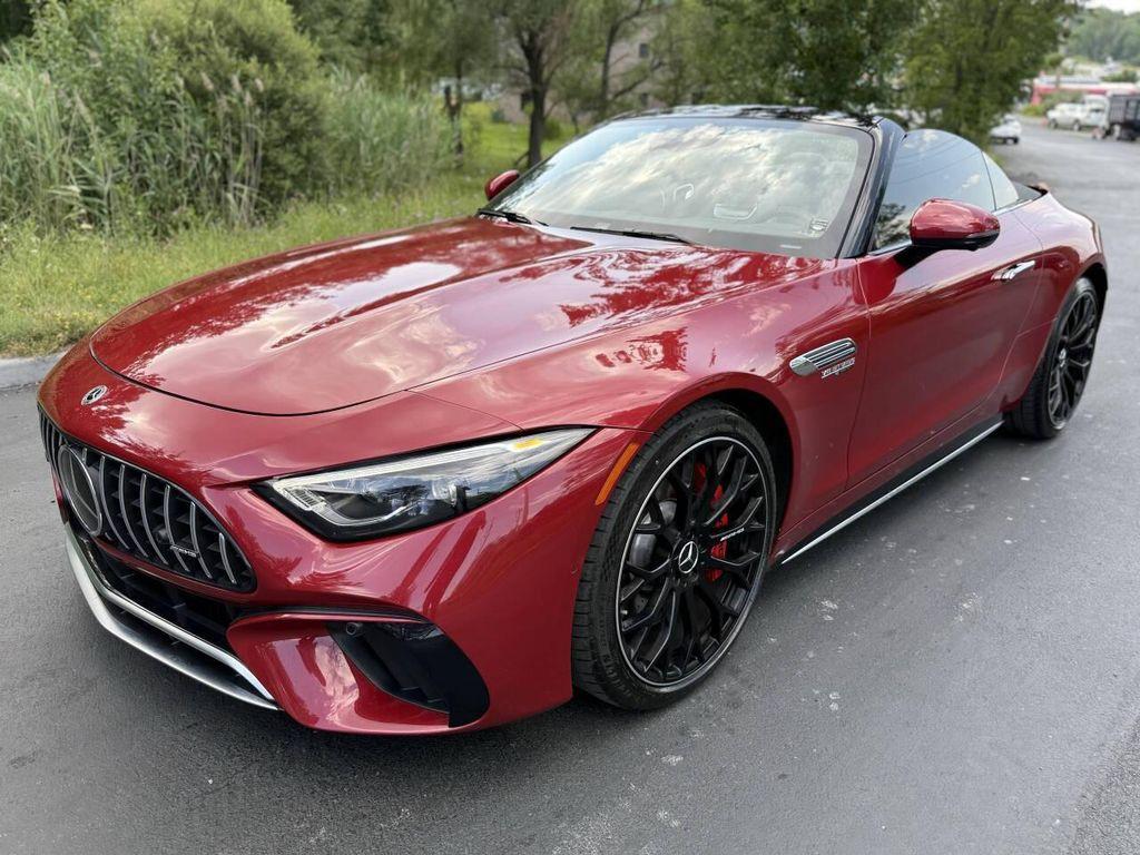 used 2022 Mercedes-Benz AMG SL 55 car, priced at $79,999