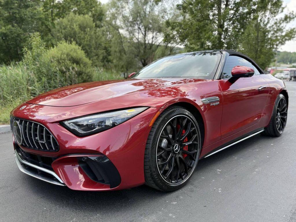 used 2022 Mercedes-Benz AMG SL 55 car, priced at $79,999