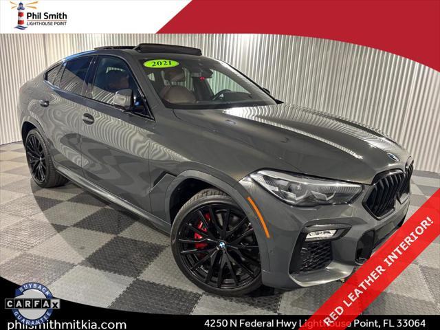 used 2021 BMW X6 car, priced at $51,995